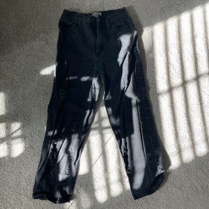 Black Straight Jeans